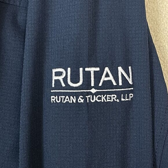 Travis Mathew Jacket Mens Medium Blue Crystal Cove 2.0‎ Full Zip Lightweight - Picture 13 of 15